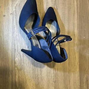 Elegant Blue Women's Heels